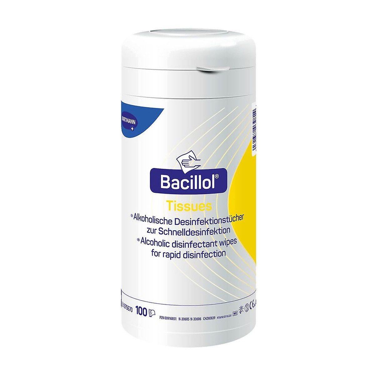 PAUL HARTMANN AG Bacillol® Tissues, Alkoholische Desinfektionstücher Reinigungstücher