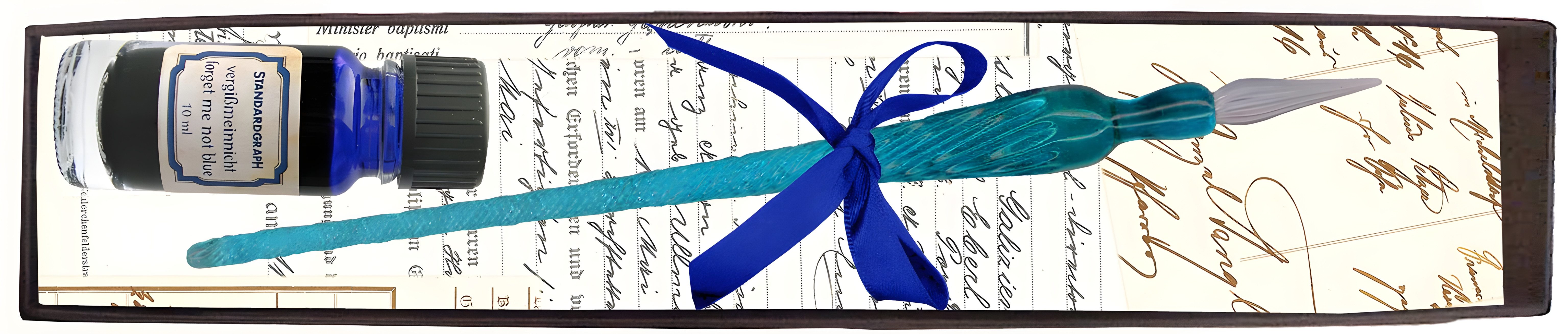 STANDARDGRAPH Kalligraphie-Stift Standardgraph Kalligraphie-Set mit Glasfederhalter und 10 ml Tinte