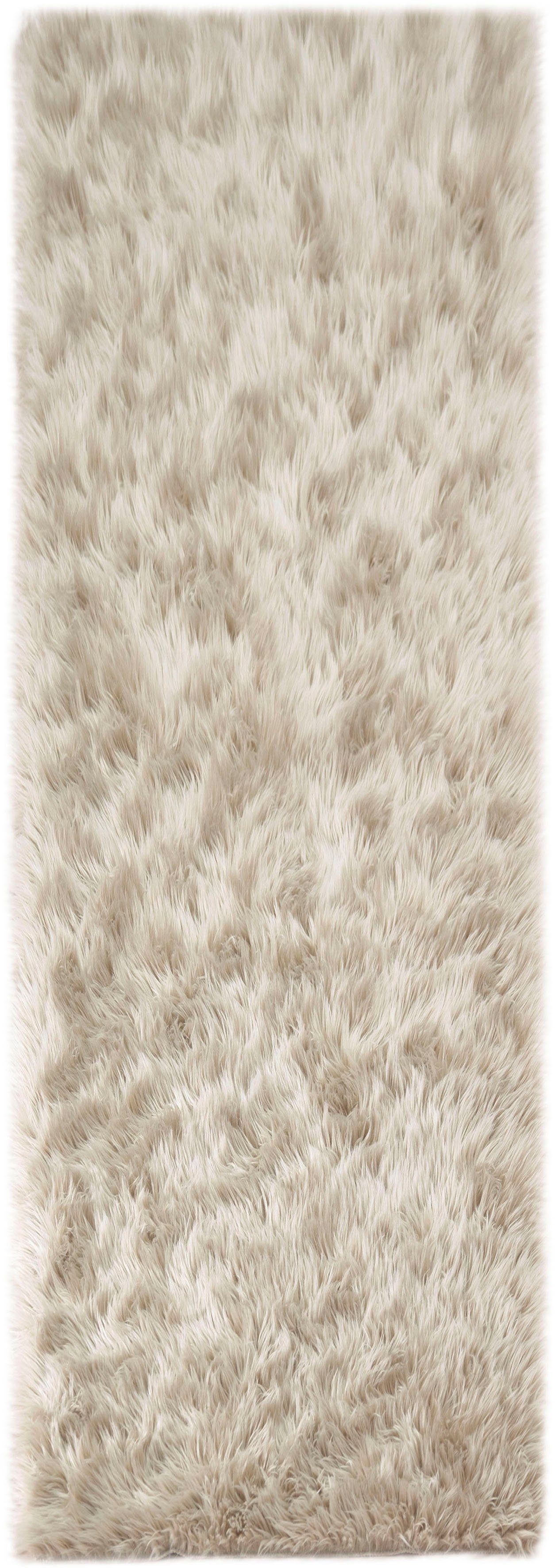 my home Fellteppich Dena, Hochflor Teppiche, rechteckig, Höhe: 60 mm, Kunst günstig online kaufen