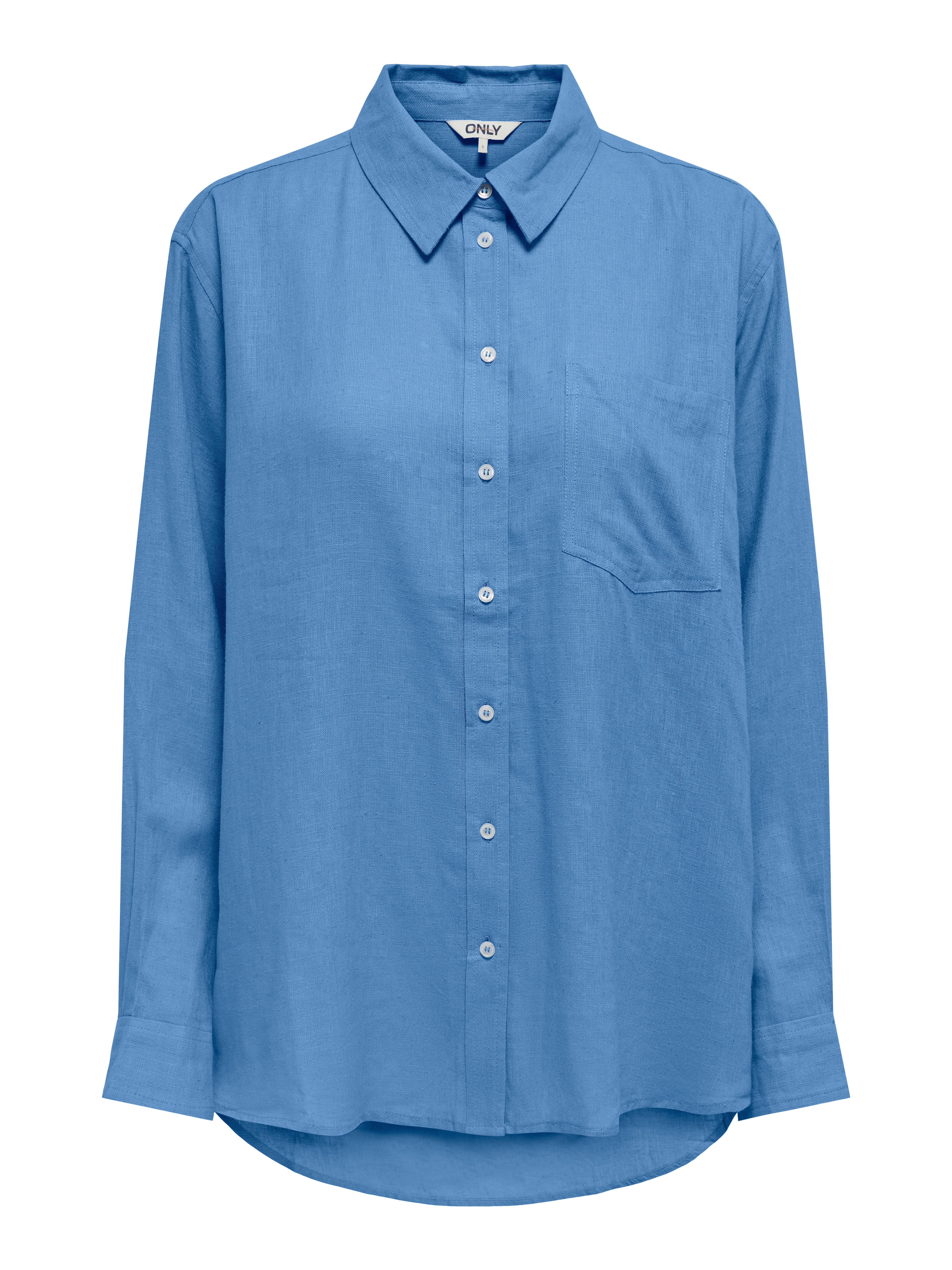 ONLY Longbluse ONLTOKYO L/S LINEN BLEND SHIRT mit Leinen günstig online kaufen
