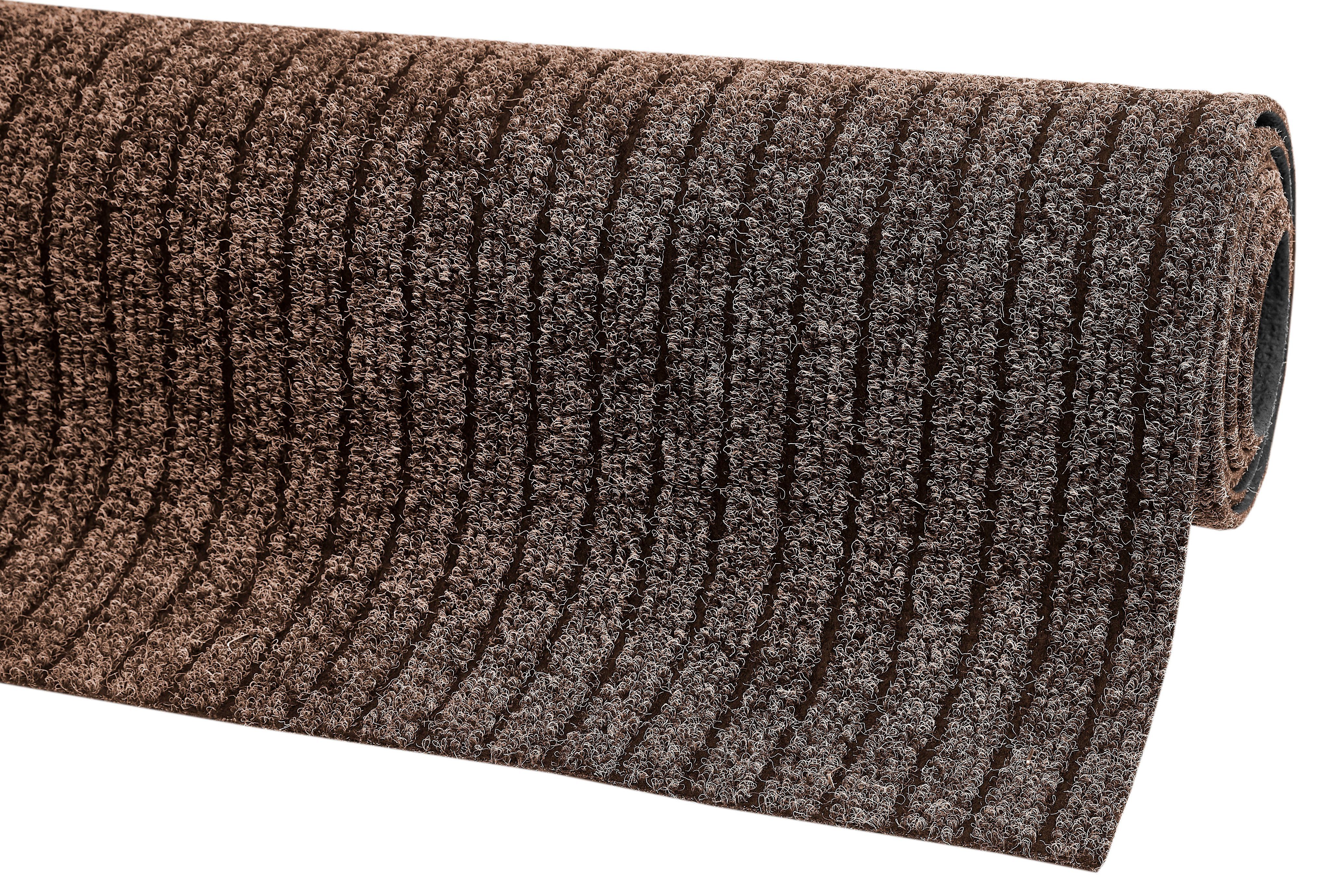 Andiamo Läufer Marlo, Made in Belgium, rechteckig, Höhe: 7 mm, Schmutzfangläufer, gestreift, robust, In- und Outdoor geeignet