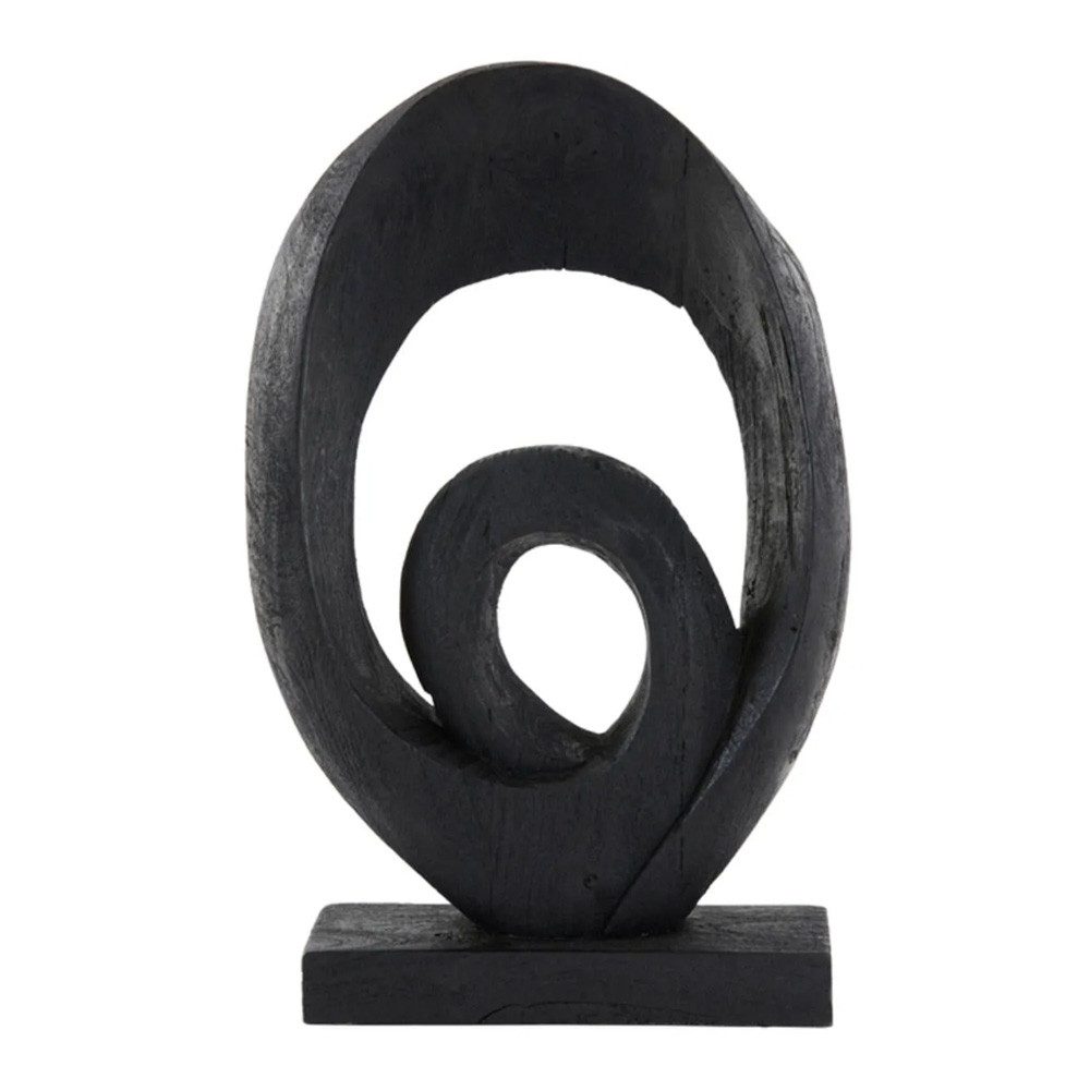 Light & Living Tierfigur Ornament RANDA von Light & Living 30x9x46cm Skulptur Holz Matt Schwarz