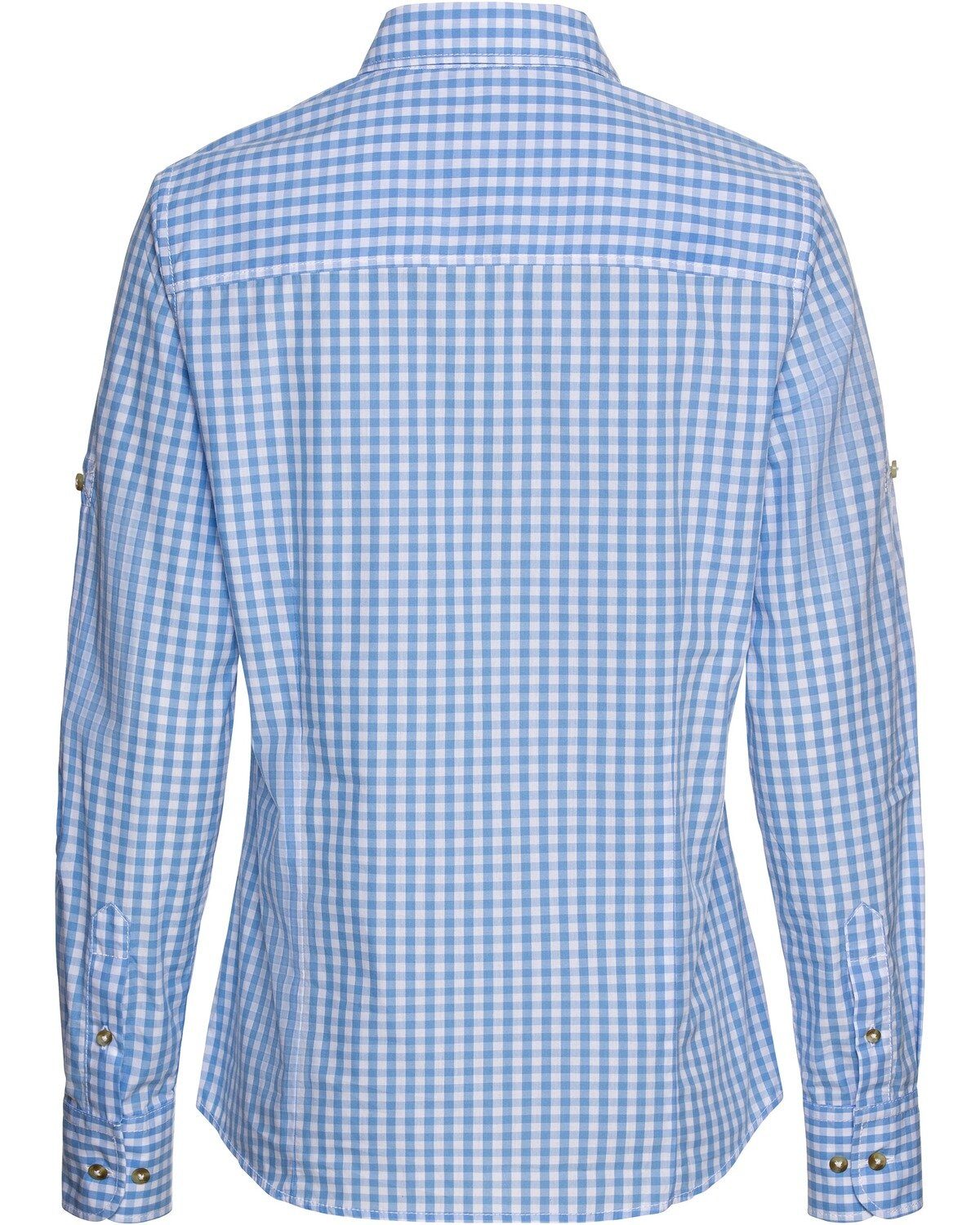 Luis Steindl Langarmbluse Vichykaro-Bluse günstig online kaufen