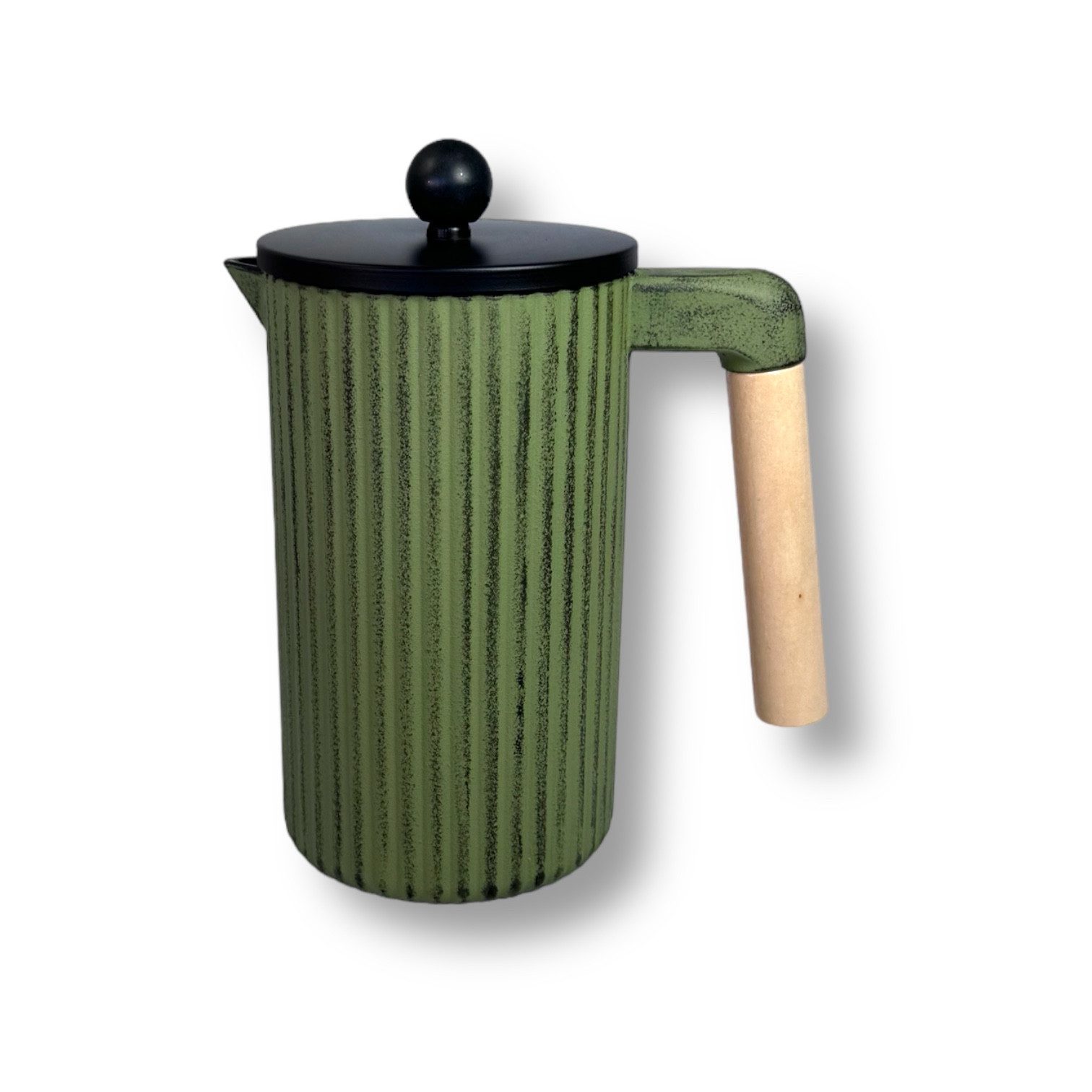 JA-UNENDLICH French Press Kanne, innen emailliert