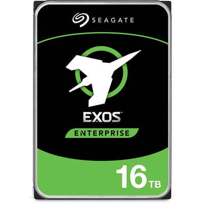 Seagate Enterprise Exos X16 16 TB HDD - Interne Festplatte - silber/schwarz HDD-Festplatte 3,5 Zoll"