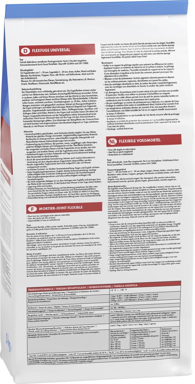 KNAUF Fugenmörtel Knauf Fugenmörtel Flexfuge Universal 1 - 20 mm