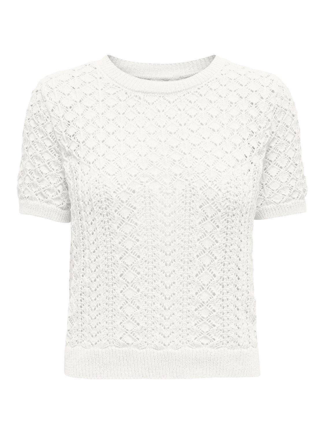Kurzarmpullover ONLSAGA LIFE SS O-NECK KNT NOOS