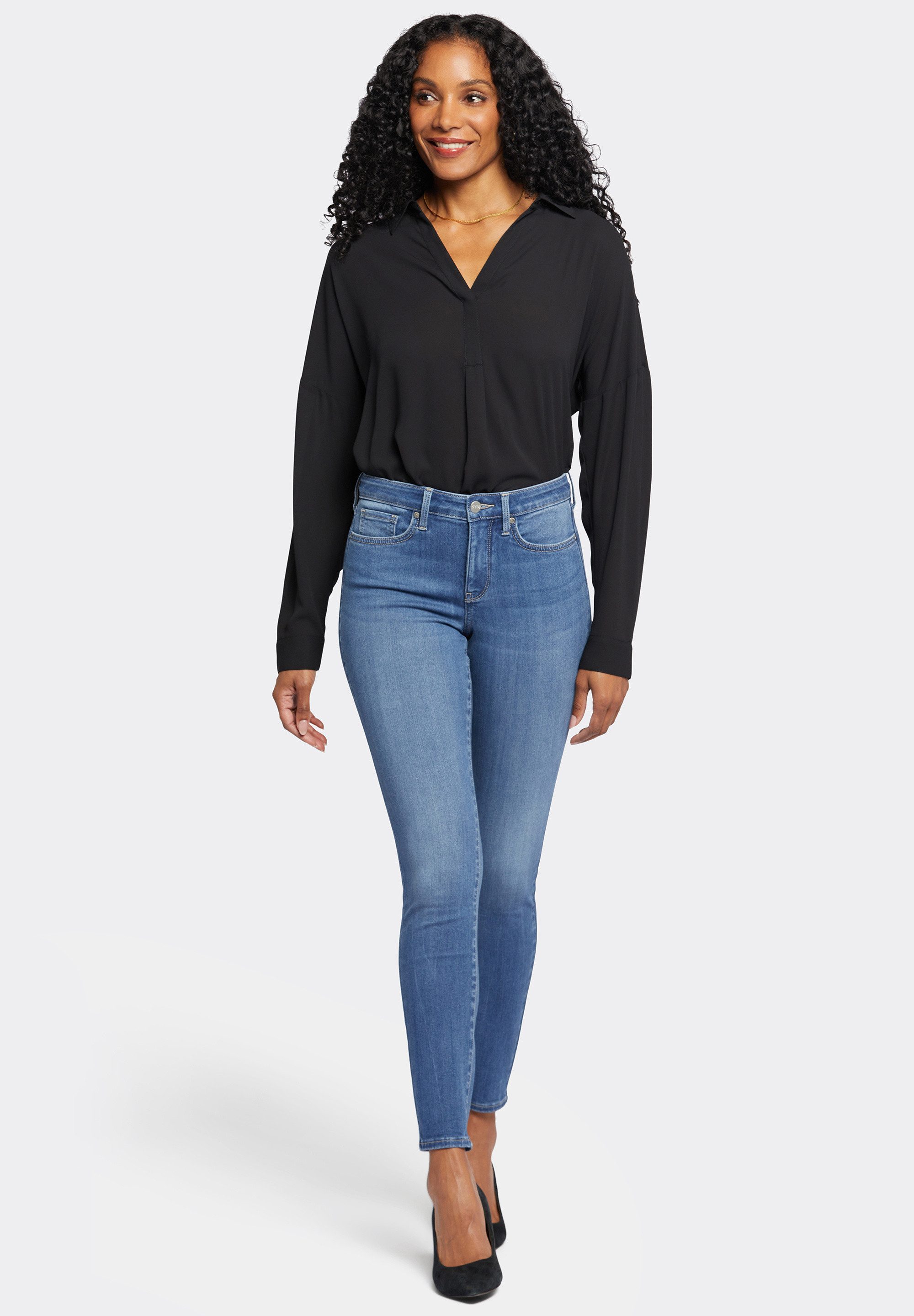 NYDJ Skinny-fit-Jeans Ami Skinny Stretchy Denim Figurformend, 5-Pocket Design