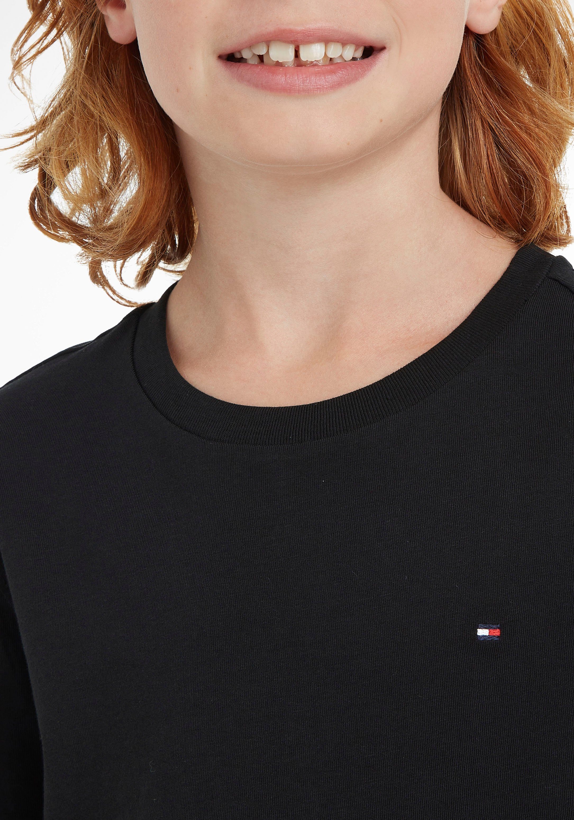 Tommy Hilfiger Langarmshirt BOYS BASIC KNIT L/S CN