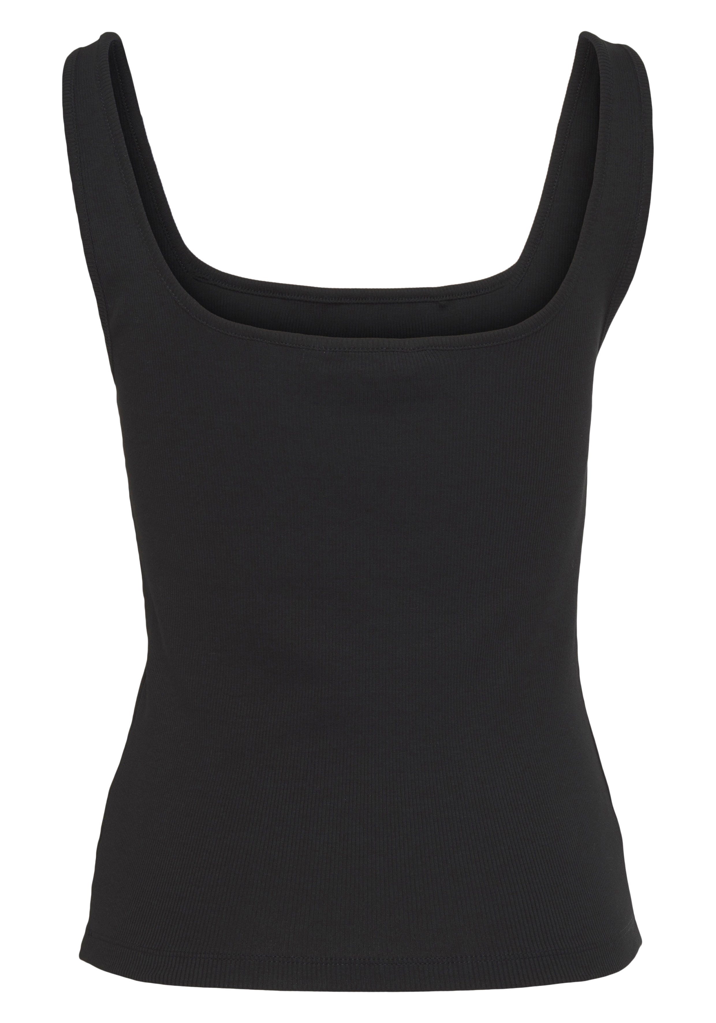 Calvin Klein Jeans Tanktop CK TANK TOP RIB schwarz