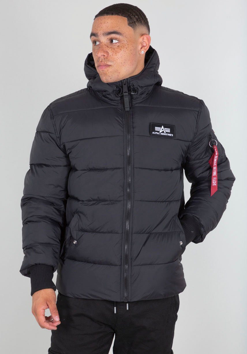 Alpha Industries Steppjacke Hooded Puffer Alpha FD black | Übergangsjacken