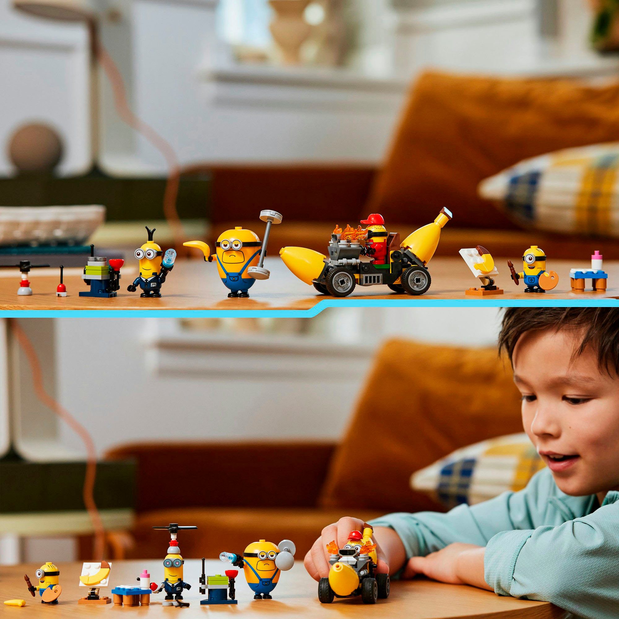 LEGO® Minions und das Bananen Auto (75580), LEGO Despicable Me Konstruktion günstig online kaufen