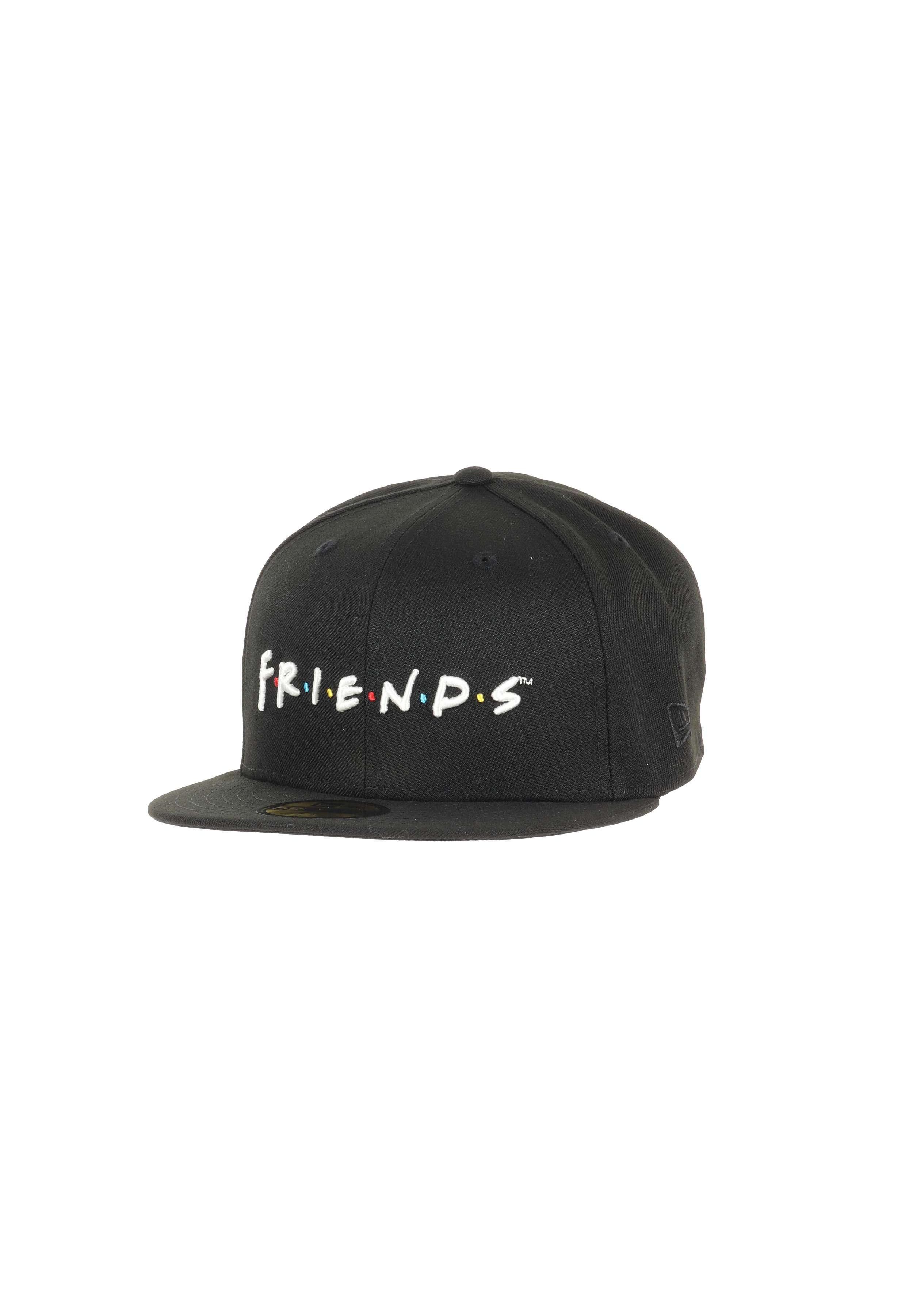 New Era Flat Cap Friends Schwarz 59Fifty Basecap New Era (1-St)