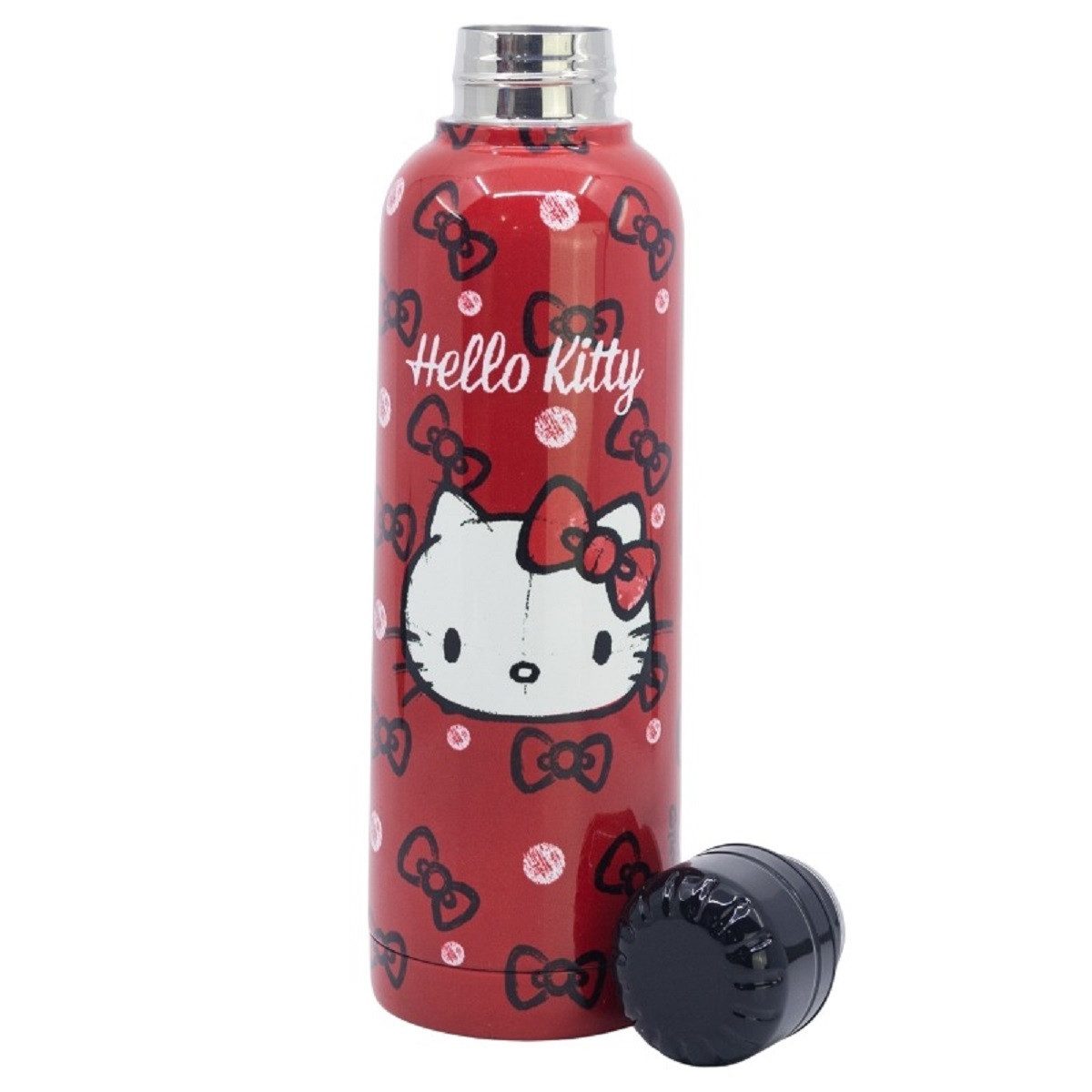 Hello Kitty Trinkflasche Isolierte Edelstahl Thermotrinkflasche 515 ml, Edelstahl