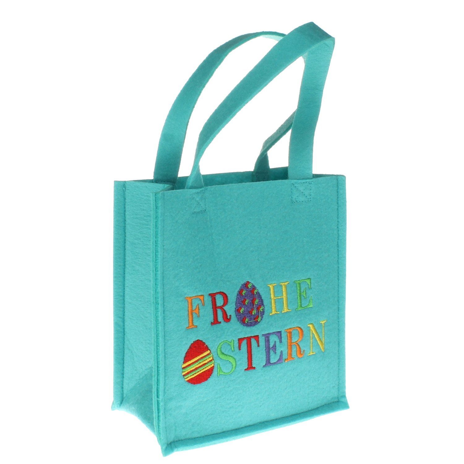 Macosa Home Osternest Geschenktasche Ostern, Ostertasche mit Henkel Ostertüte Tasche Osterfilztäschchen