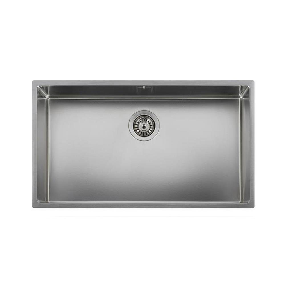 Edelstahlspüle New York 72X40 Edelstahl mit Handbetätigung