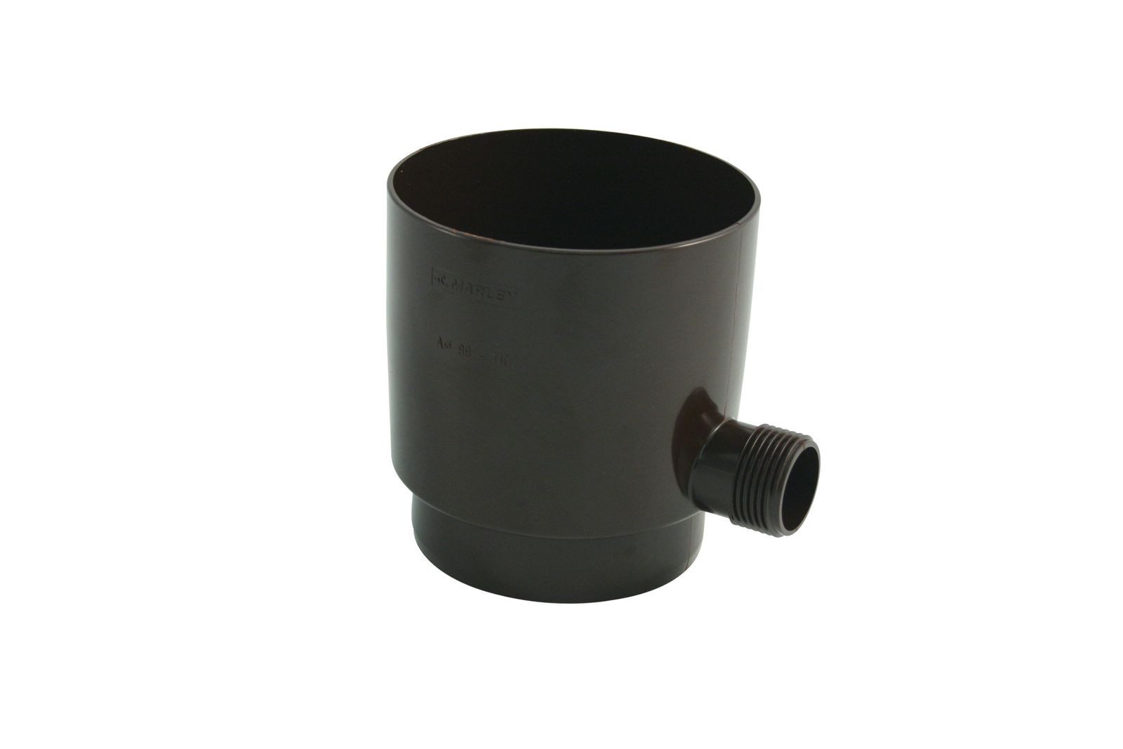 Marley Deutschland GmbH Entwässerungsrinne Regensammler + Überlaufstop DN 105mm braun, 1-St., Hoher Wirkungsgrad >95%