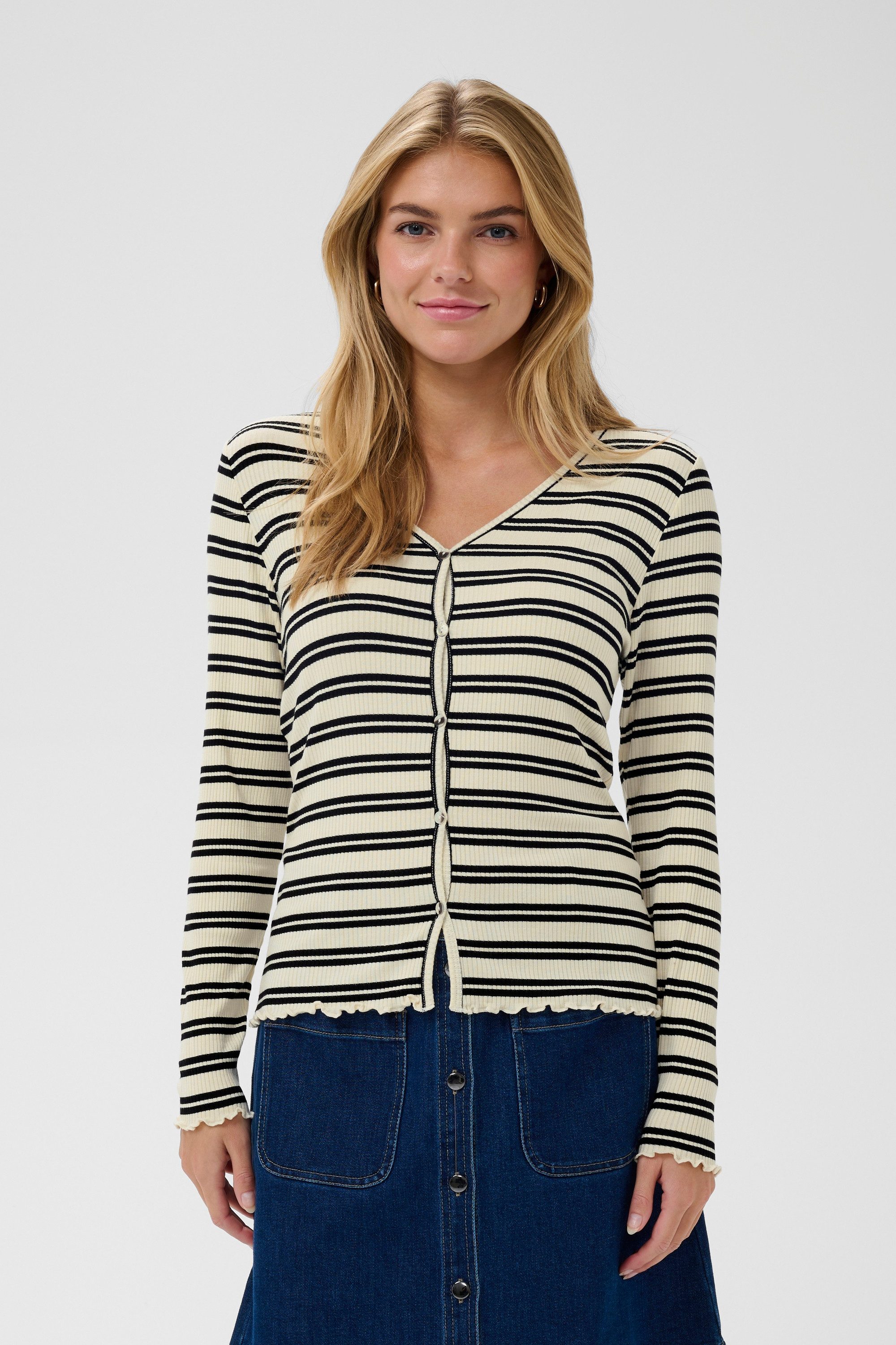Saint Tropez Sweatjacke Jersey-Cardigan OlaliaSZ