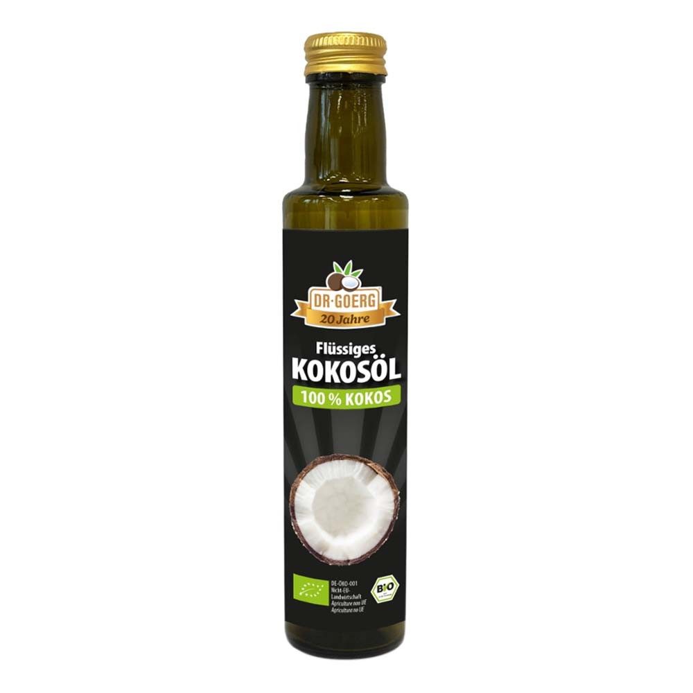 Dr. Goerg Speiseöl Flüssiges Kokosöl - 100% Kokos 250ml