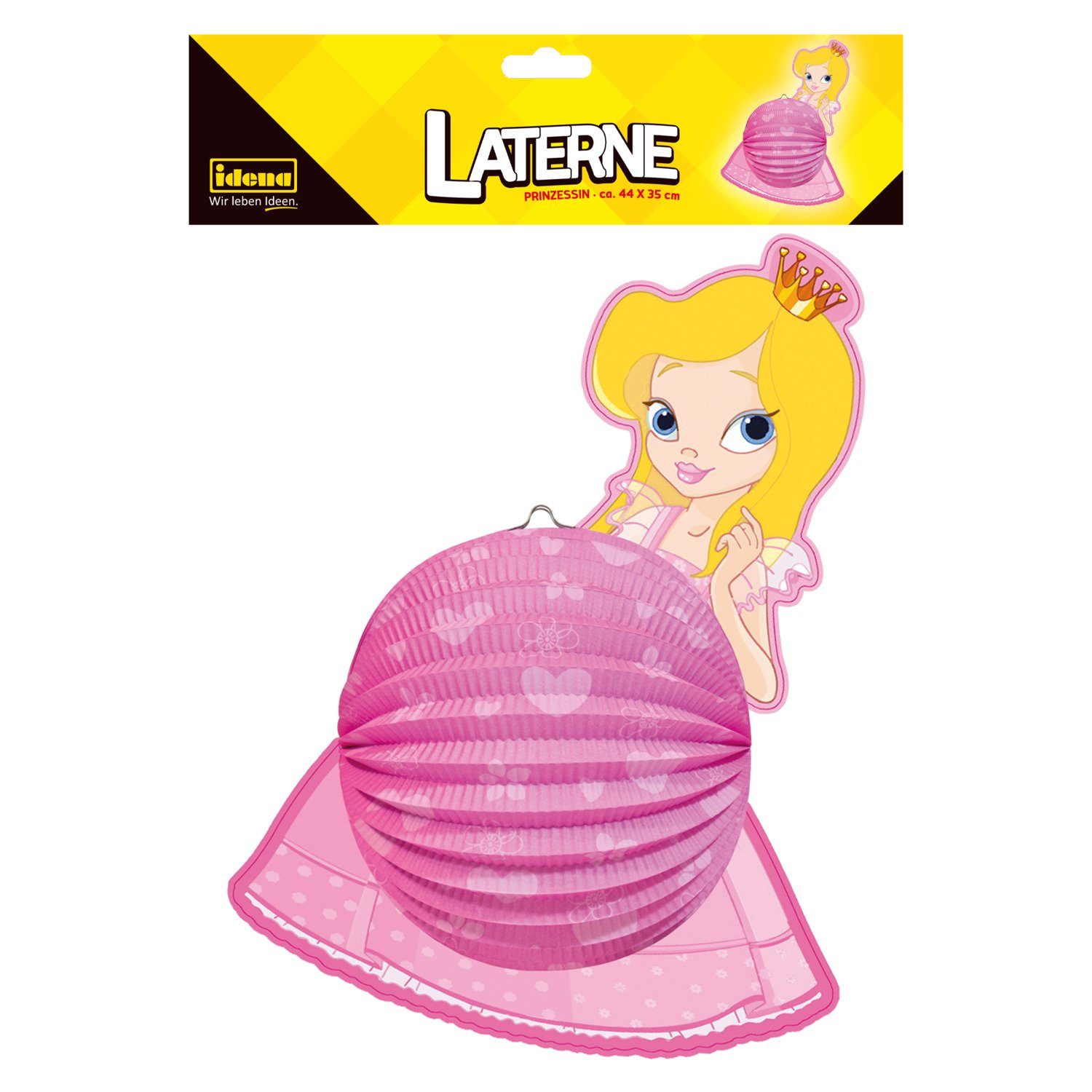 Idena Umzugslaterne Idena Laterne Prinzessin 44x35cm FSC-Mix