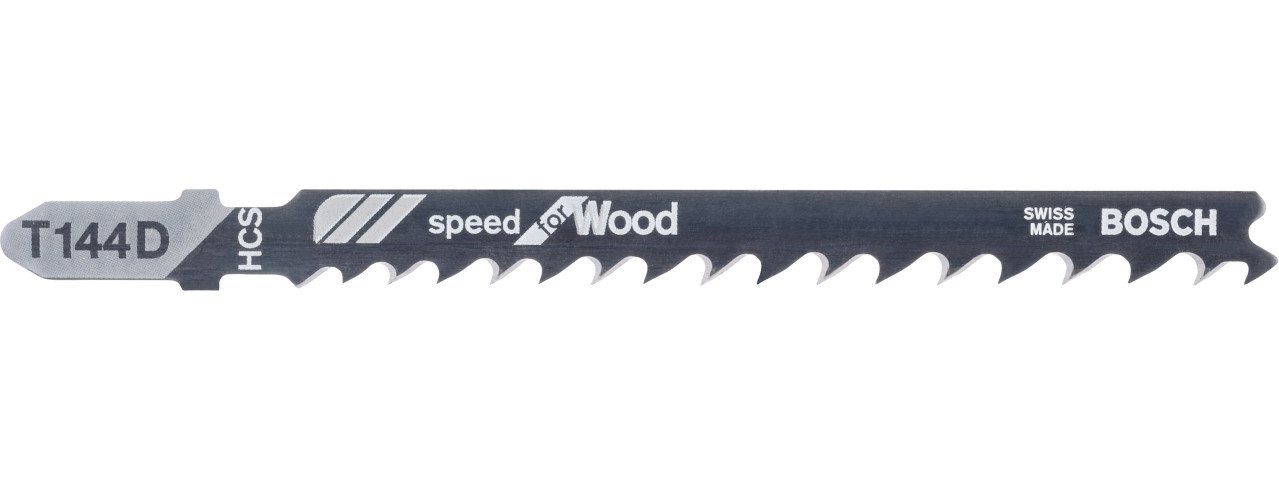 BOSCH Stichsägeblatt Bosch Stichsägeblatt T 144 D Speed 100 mm T-Schaft