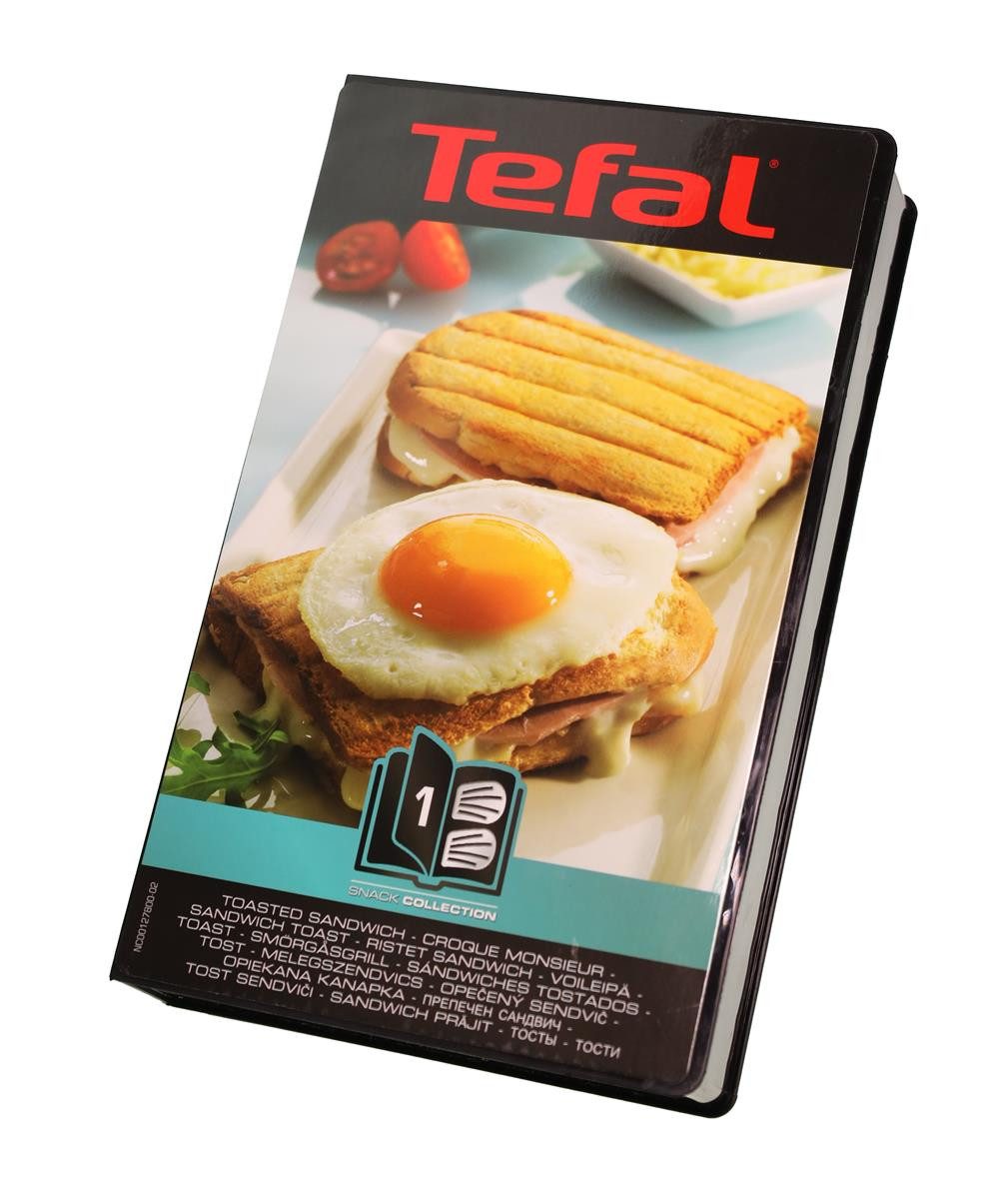 Grillplatte Tefal XA800112 Sandwich-Einsatz für SW341B SW342B SW852D SW853D SW854D