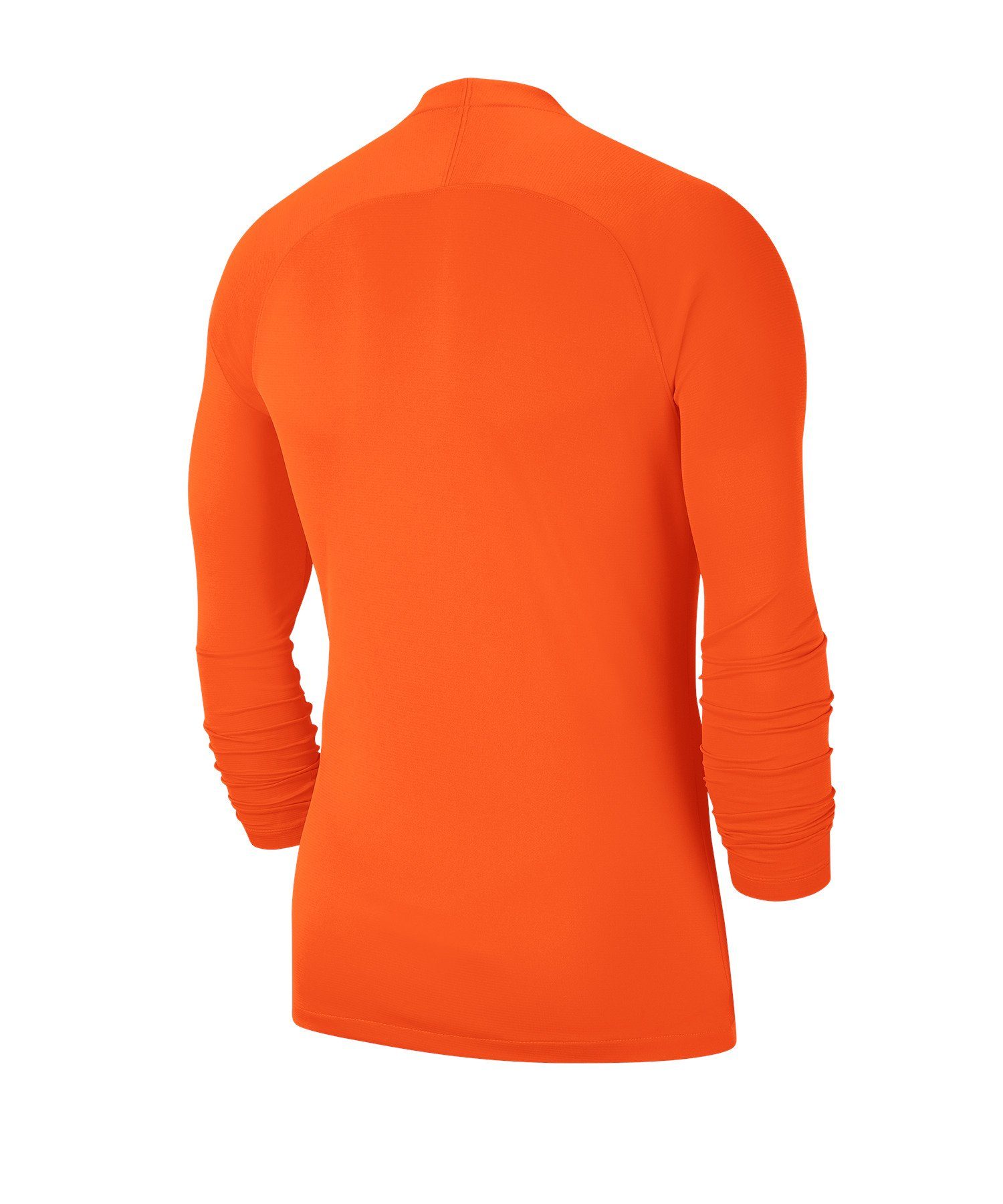 Nike orange Park Langarmshirt Daumenöffnung Funktionsshirt Layer First