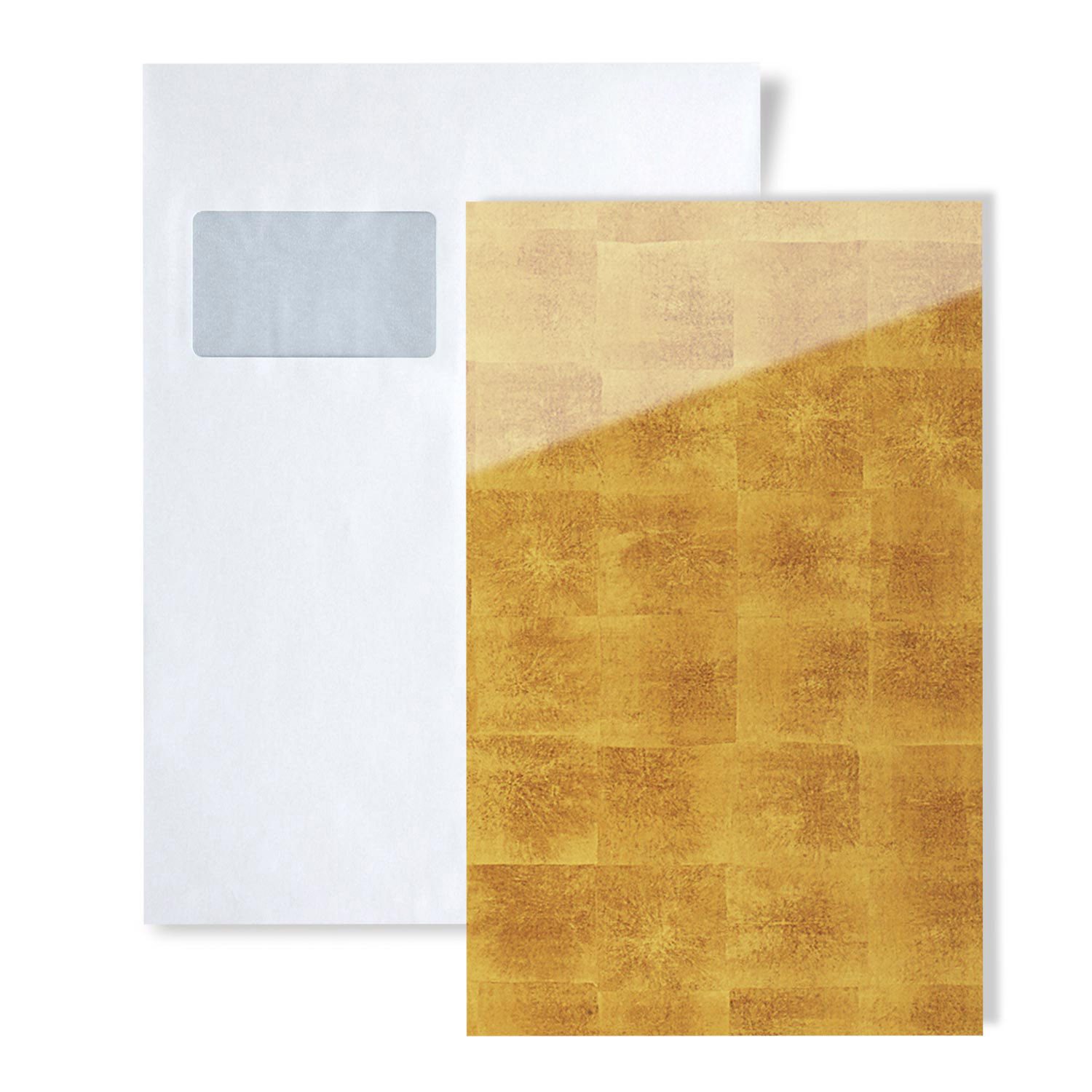 Wallface Wandpaneel 1 MUSTERSTÜCK S-17840 DIN A5 Wandpaneel Muster, BxL: 15x20 cm, 0 qm, (1 MUSTERSTÜCK, Produktmuster, 1-tlg., Muster des Wandpaneels) Gold