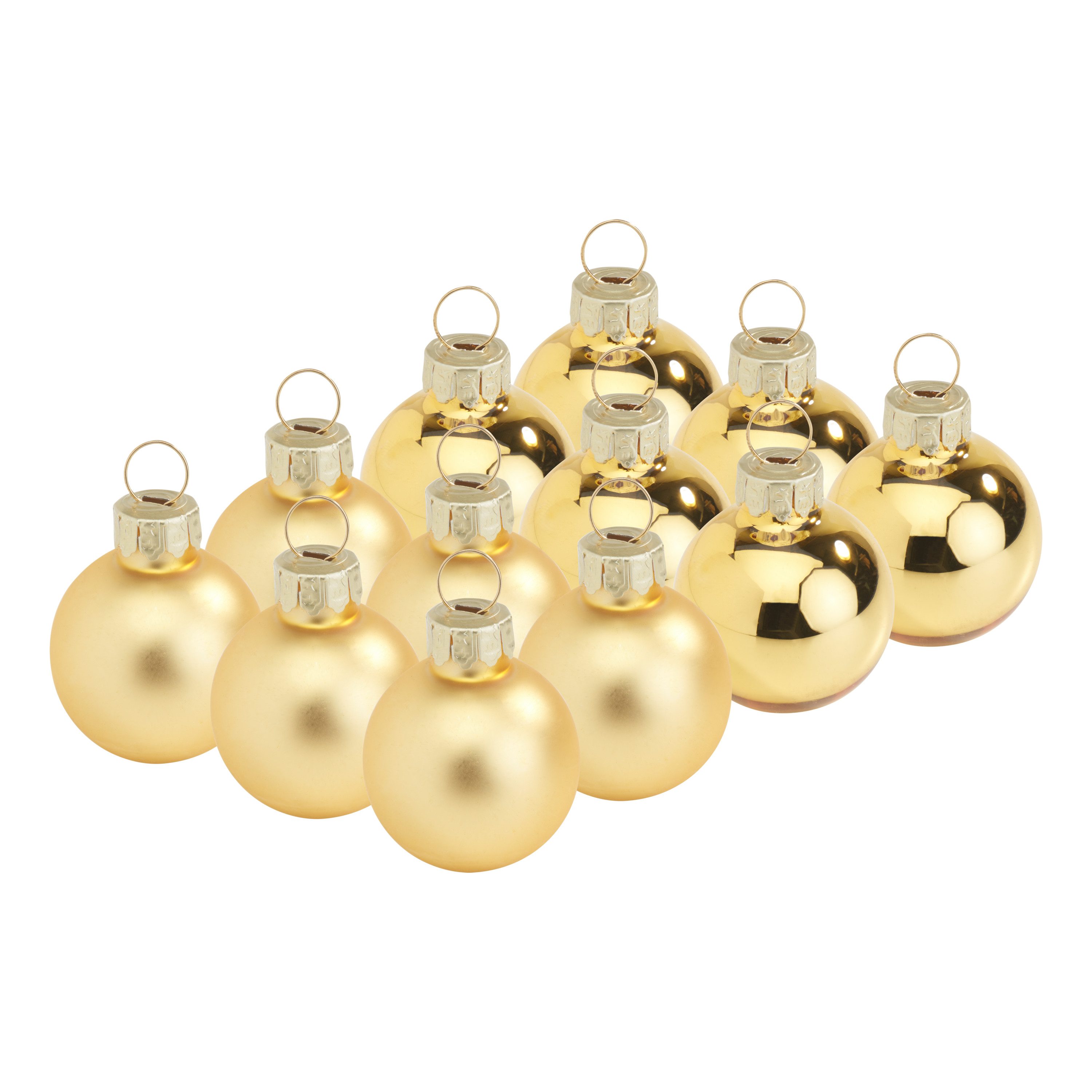 VBS Christbaumschmuck Mini, aus Kunststoff, Ø 3 cm