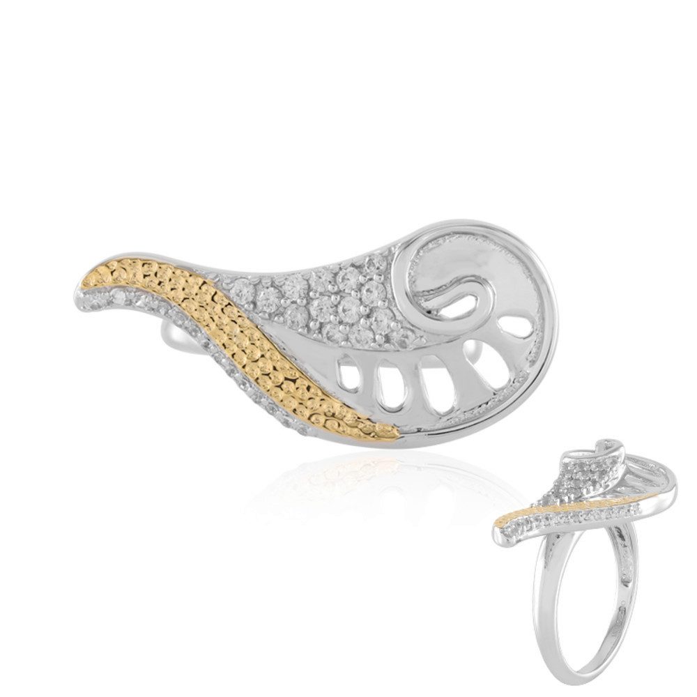 Cavill Silberring Zirkon Sterling Silber Ring, günstig online kaufen