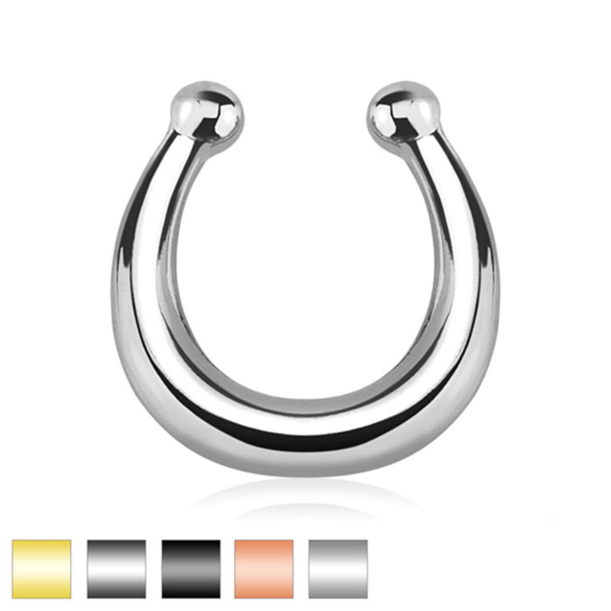 Order & Smile Schmuck Nasenpiercing Fake Hufeisen Septum Nasenring Piercing günstig online kaufen