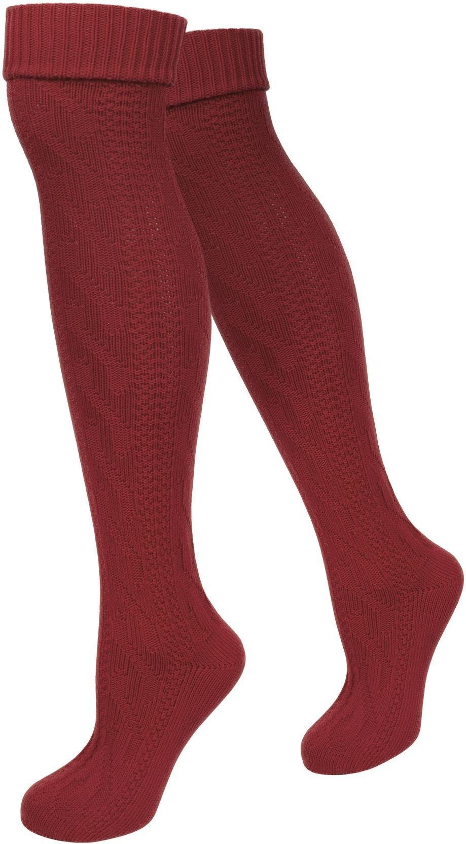 normani Trachtensocken Trachten-Kniestrümpfe (1 Paar) Traditionelles Zopfmu günstig online kaufen