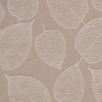 SCHÖNER LEBEN. Tischläufer SCHÖNER LEBEN. Tischläufer Jacquard Blätter beige 40x160cm, handmade