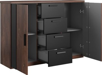 Helvetia Sideboard Sigma, 2-türig und mit 4 Schubladen