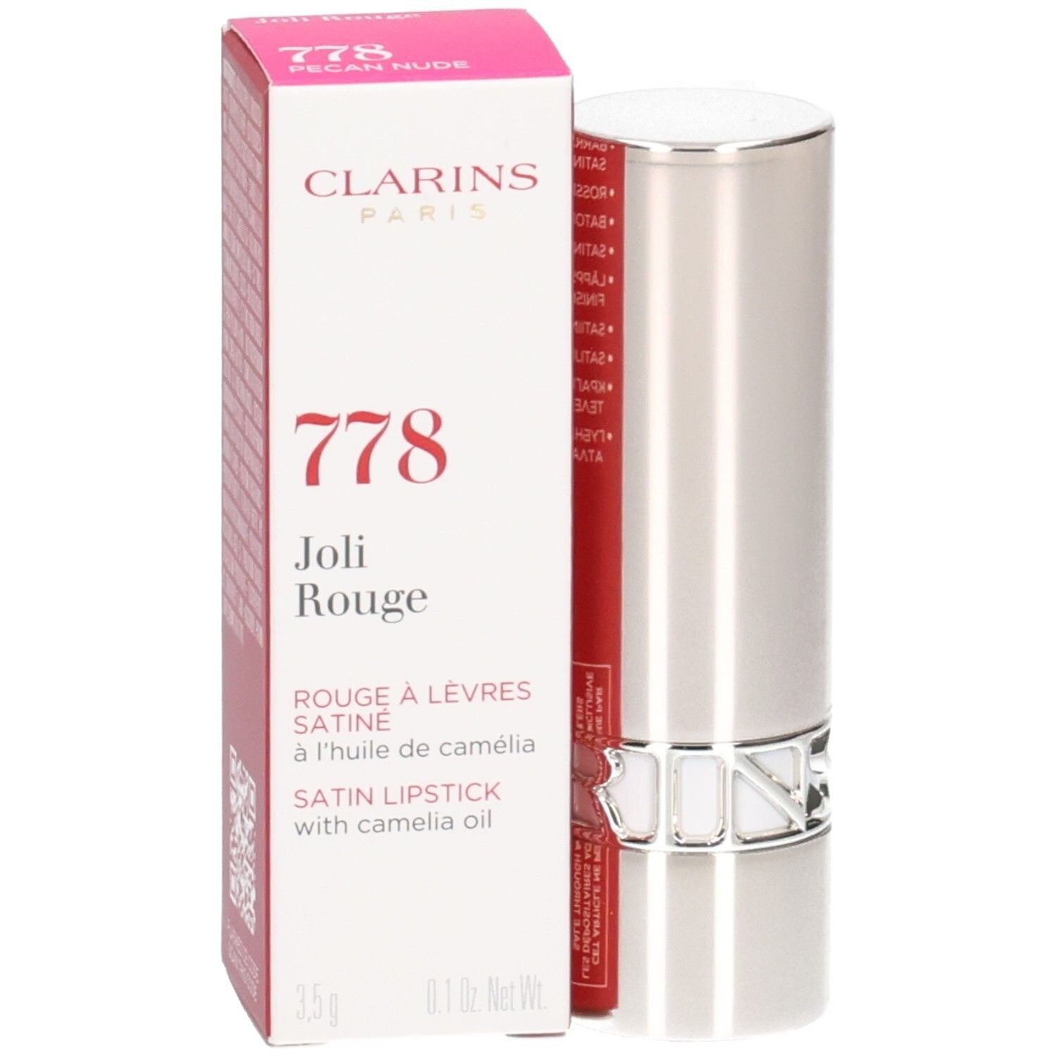 Clarins Lippenstift Clarins Joli Rouge 778 Pekannuss nackt