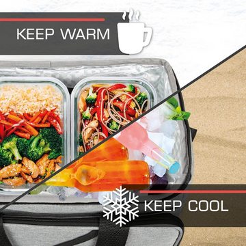 bomoe Freizeittasche IceBreezer KT39, Outdoor Kühltasche inkl. 2 Kühlakkus