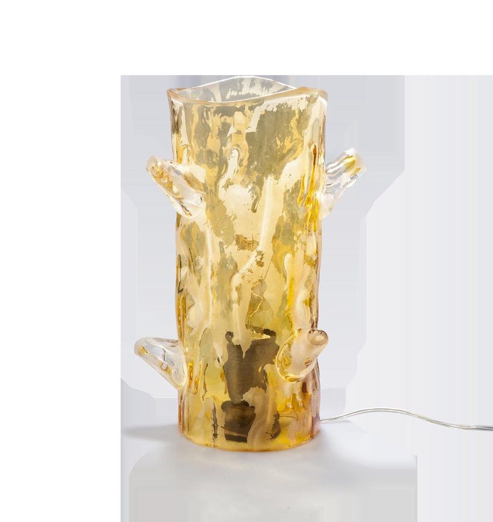 JVmoebel Schreibtischlampe Kristall Tischleuchte im Antik Stil mit elegantem Design, Ersatzlampe, Warmweiß, Made in Europa