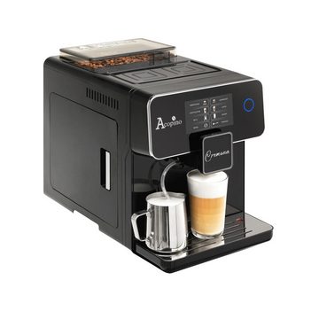 Acopino Kaffeevollautomat Acopino Cremona Kaffeevollautomat mit Milchsystem One Touch, One Touch Bedienung, großes 5-Zoll LCD-Display, leichte Reinigung
