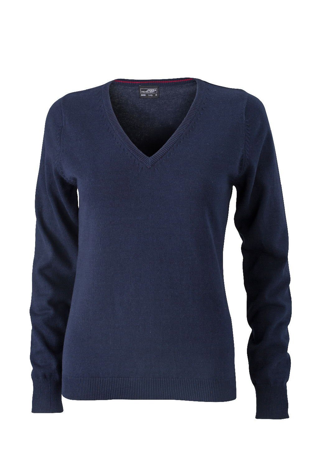 Daiber Strickpullover JN 658 Damen V-Neck Pullover Leichte Strickqualität