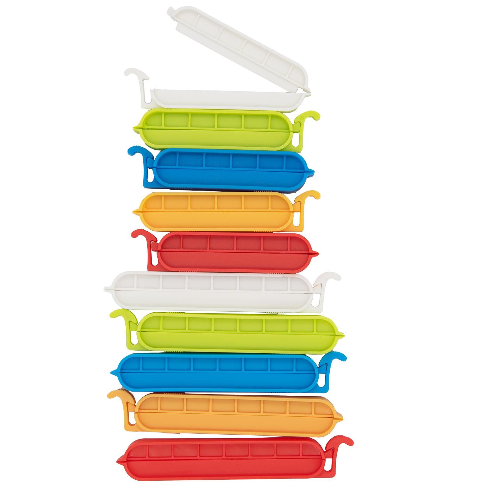 BENSON Frischhaltebeutel Verschlussclips Frischhalteclips 10er Set, Морозильная сумка, Clips, Klammer, Beutel