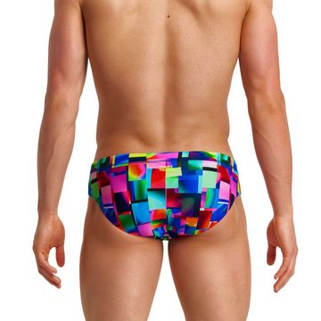 Funky Trunks Badehose Classic Briefs Patch Panels aus funktionalem C-Infinity Material