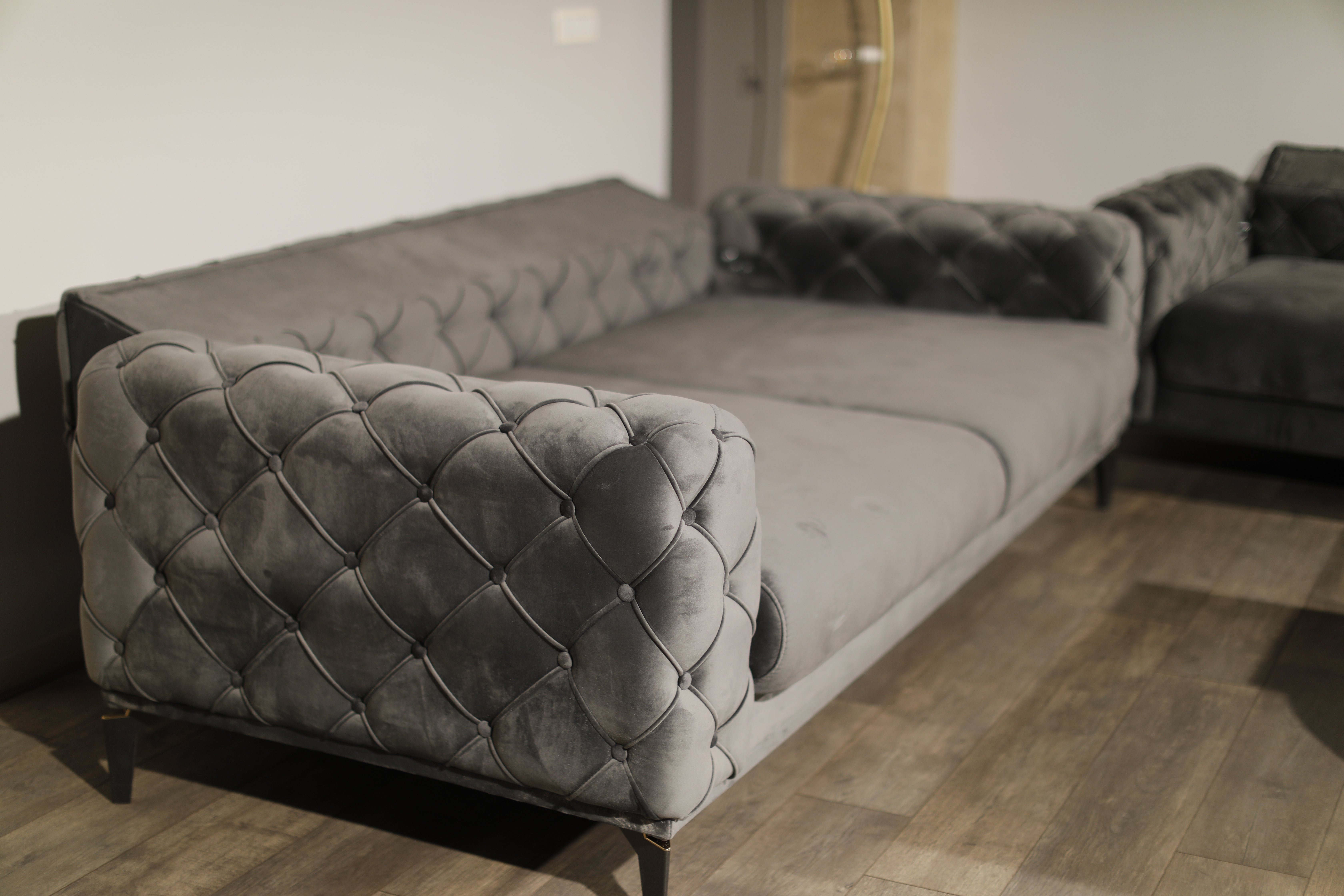 Möbeldreams Chesterfield-Sofa Chesterfield-Sofa Arizona Two Modern 3er mit Schlaffunktion, Schlaffunktion, Chesterfield Couch
