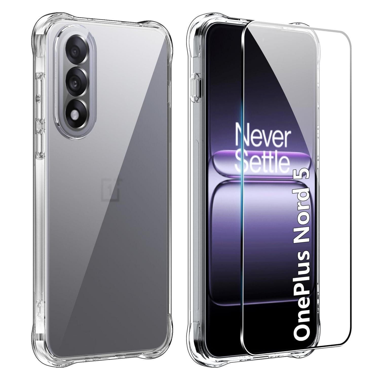 LuxusKollektion Handyhülle Handyhülle Transparent TPU für OnePlus Nord 5