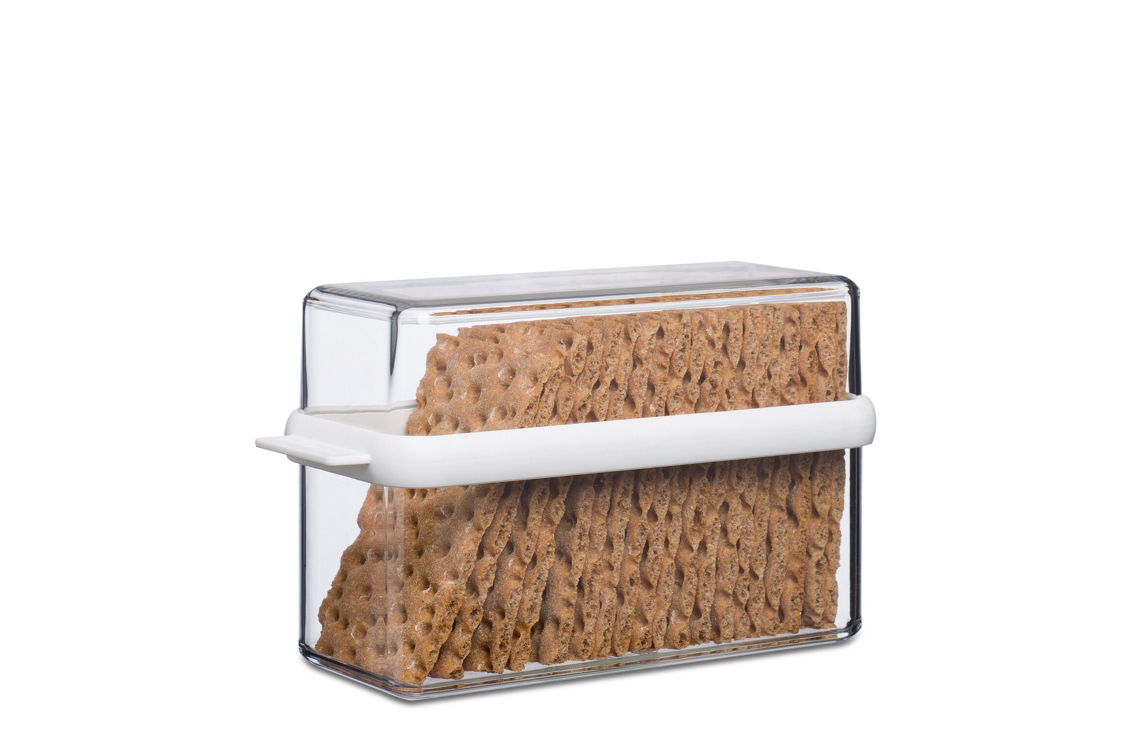 Mepal Vorratsdose Knäckebrotdose für eine Packung, 9 x 12.8 cm, SAN/TPE, passend für eine Packung Knäckebrot
