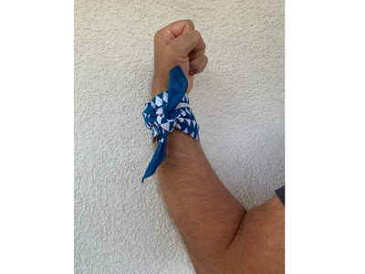 LK Trend & Style Nickituch »Blaues Bayrisches Wappen Tuch oder rot mit weißen Punkten. Prima Accessoire Tracht Wiesn Oktoberfest Volksfest«
