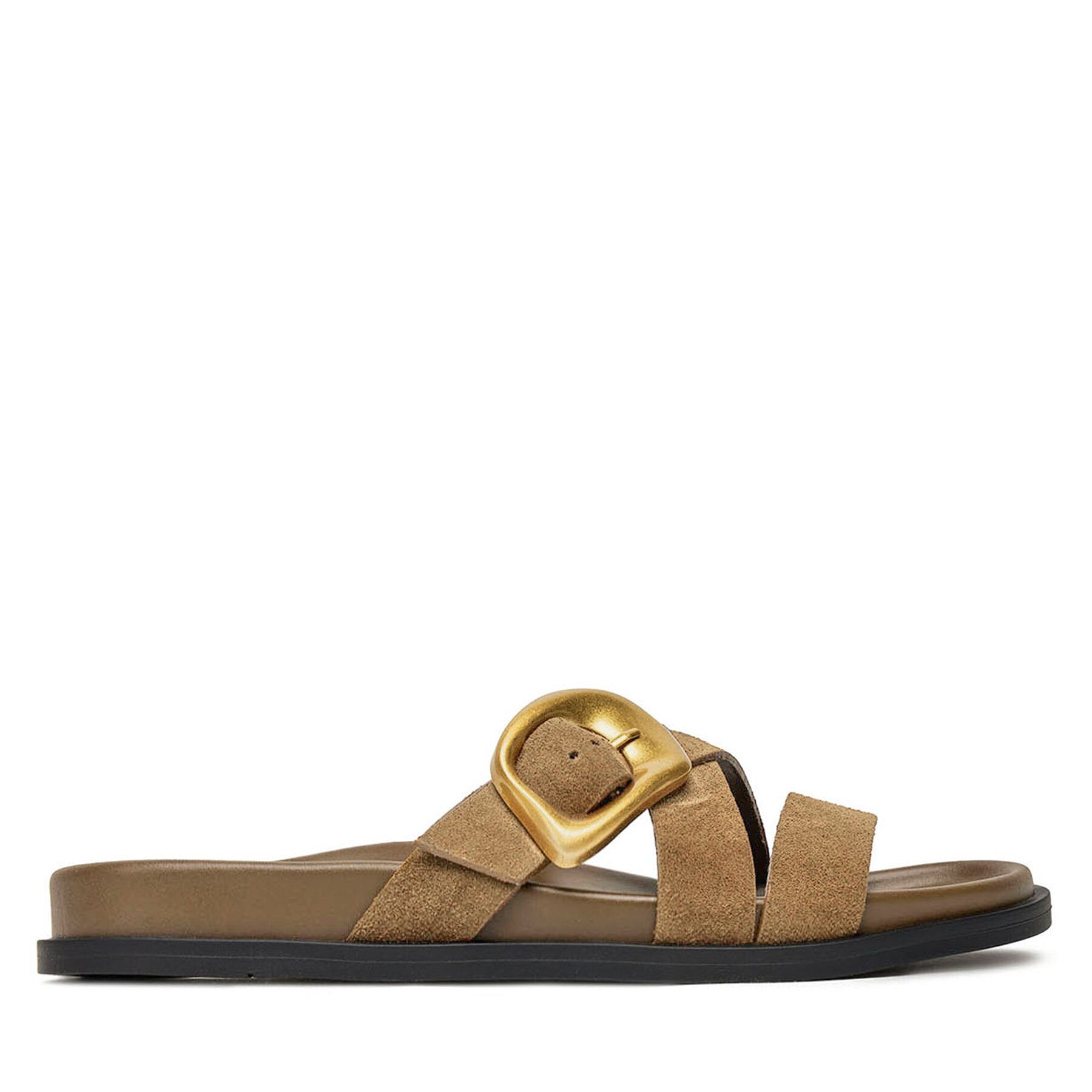 GINO ROSSI Gino Rossi Frauen-Flip-Flops Khaki MOIRA-E252765LM Badepantolette