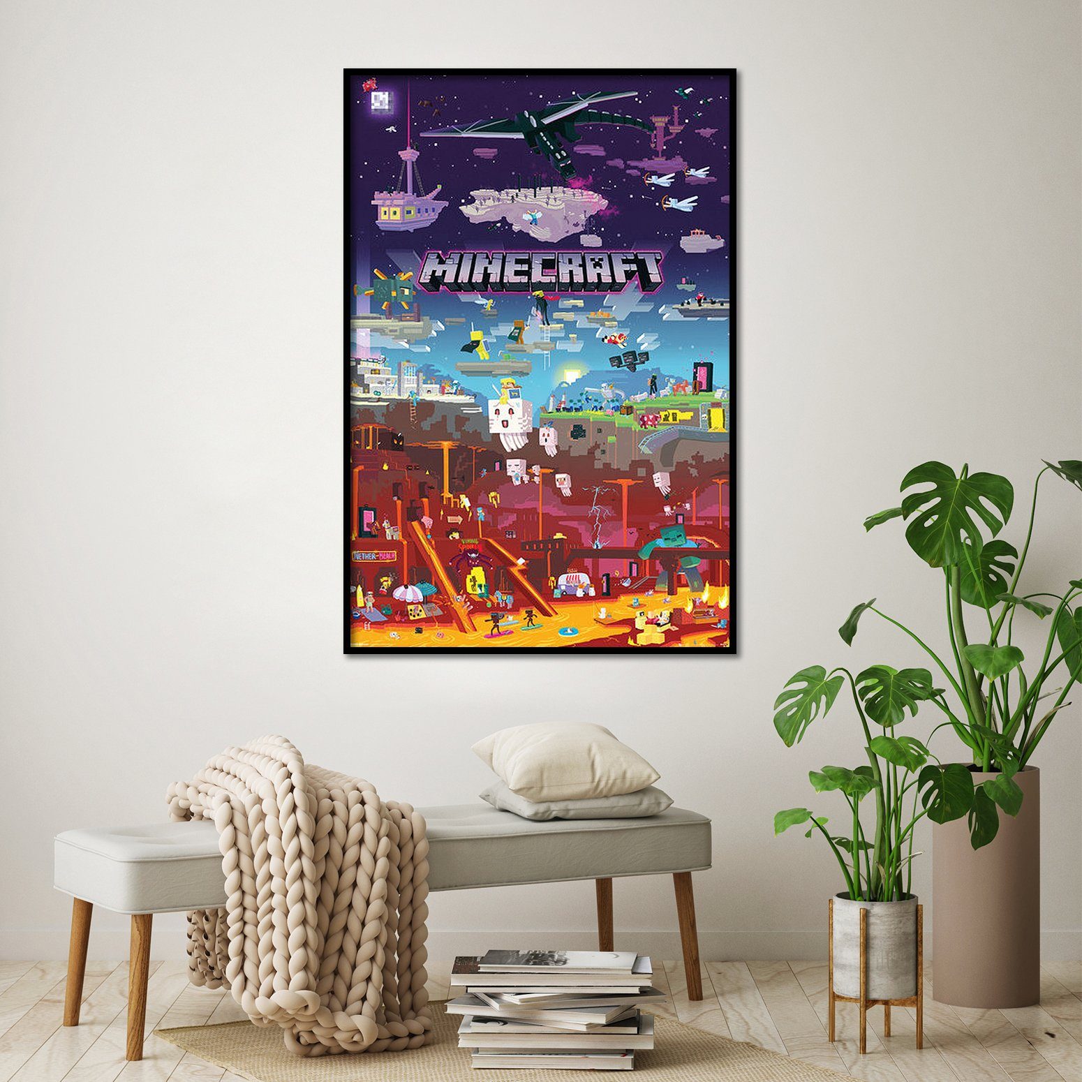 GB eye Poster Minecraft Poster World Beyond 61 x 91,5 cm günstig online kaufen