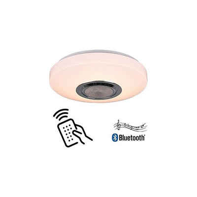 Reality Leuchten Deckenleuchte »R69021101 MAIA LED Deckenleuchte Lampe Bluetooth Lautsprecher Farbwechsler ca. 33 cm«