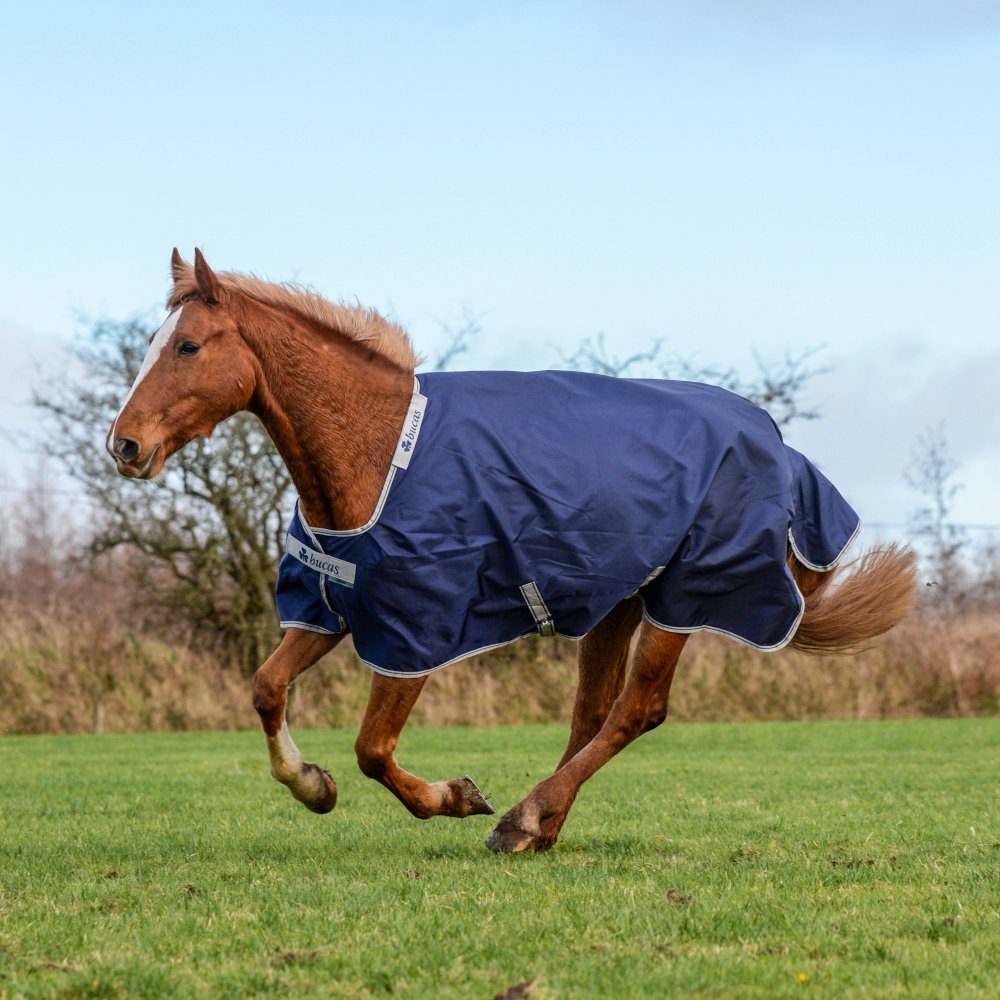Pferde-Regendecke Bucas Atlantic Turnout 50g - Navy