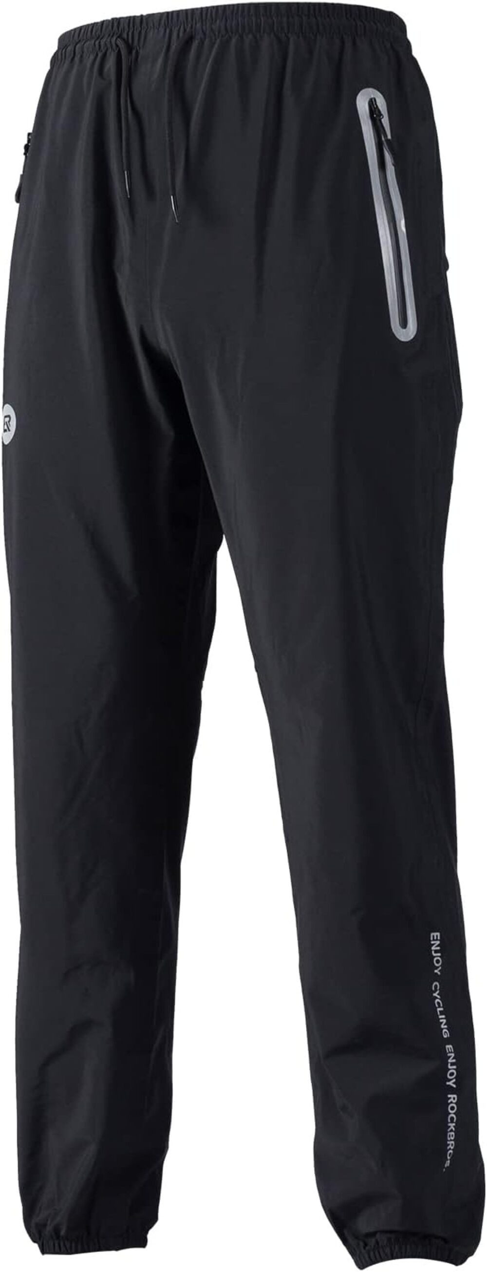 ROCKBROS Regenhose Wasserdichter Regenponcho Verlängerte Regenjacke Outdoor reflektierende Streifen